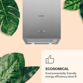 Klarstein Monumenta, hotă murală, aluminiu, 559m³/h, LED, clasa de eficiență energetică B