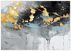 Tablou pe sticlă - Abstracție (70x50 cm)