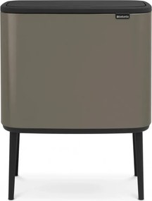 Cos de gunoi Brabantia Bo Touch 651105, 36 l, Deschidere lina si silentioasa, Gri