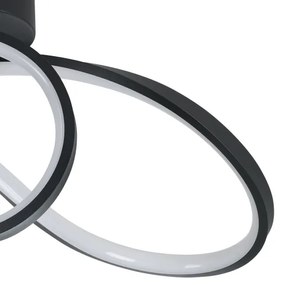 Plafonieră LED RGBW dimabilă Eglo 901158 CALAROSSA-Z LED/22W/230V negru