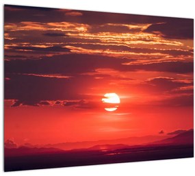 Tablou cu soarele colorat (70x50 cm), în 40 de alte dimensiuni noi