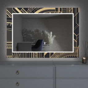 Oglindă LED cu decor D21