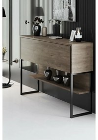 Comodă Luxe Walnut and Black