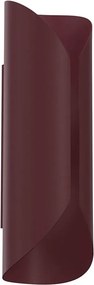 Aplica de perete BARBOS 2xG9/8W/230V burgundă