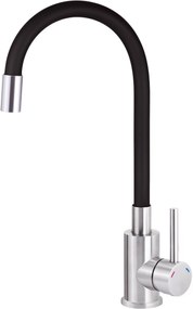 iceBerg Flex baterie bucătărie pe picior oţel inoxidabil-negru BDF02SPQ