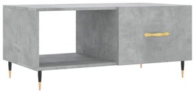 829192 vidaXL Măsuță de cafea, gri beton, 90x50x40 cm, lemn prelucrat