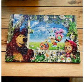 Puzzle cu poaza, 29x20 cm, personalizat