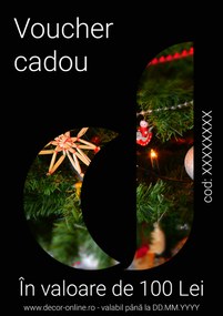 Voucher cadou în valoare de 100 Lei