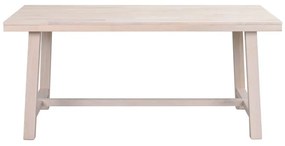 Masă de dining din lemn de stejar lăcuit Rowico Brooklyn, 170 x 95 cm, mat