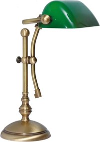 Lampa de birou din alama design clasic Banker