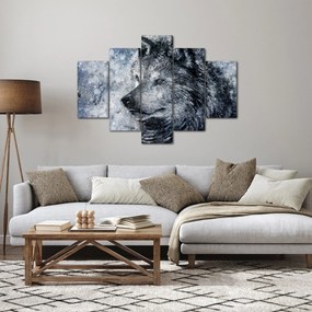 Tablou - Lupul din desene animate (150x105 cm)