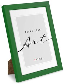 Ramă foto verde cu picior de susținere/de agățat 12x17 cm – knor