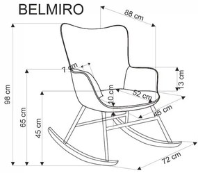 Balansoar BELMIRO verde oliv