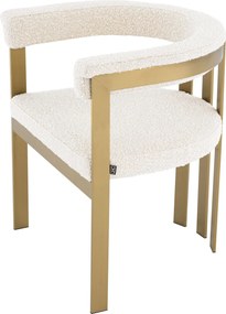 Scaun elegant design LUX Clubhouse, crem 113987 HZ