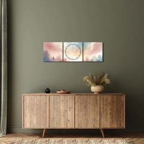Tablou - Peisaj elegant (cu ceas) (90x30 cm)