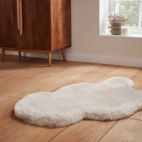 Blană crem sintetică 60x90 cm Super Teddy – Think Rugs