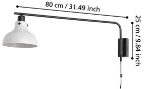 Aplică Eglo 43843 MATLOCK 1xE27/40W/230V