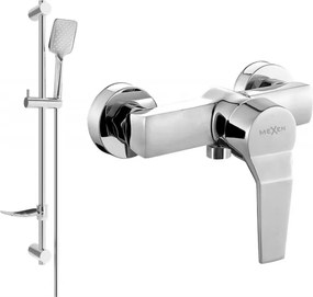 Mexen Caro Bateria de duș DF62 cu set de duș, crom - 74664DF62-00