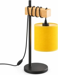 BRILAGI - Lampă de masă NUBILA 1xE27/40W/230V maro/negru/galben
