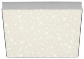 Plafonieră LED Briloner 7078-414 STAR SKY LED/21W/230V 28x28 cm argintiu