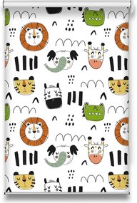 Roletă textilă Kids 7020 cu animale colorate