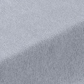 decoDoma Cearşaf cu elastic frotir EXCLUSIVE gri 90 x 200 cm