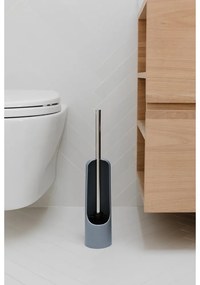 Perie de WC albastră din plastic Touch – Umbra