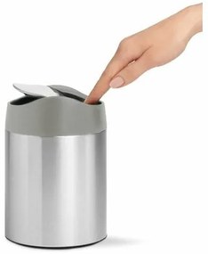 Simplehuman Coș de gunoi pentru masă MINI 1,5 l, inox