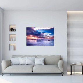 Tablou - Apus de soare la mare (90x60 cm)