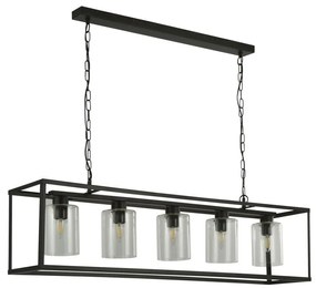 Lustra suspendata metal stil industrial decorativ Belle 5L