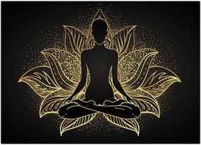 Tablou - Silueta într-o floare de lotus (70x50 cm)