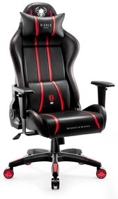 Scaun de gaming Diablo X-One 2.0 King: negru și roșu