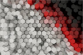 Tablou - 3D hexagoane (90x60 cm)