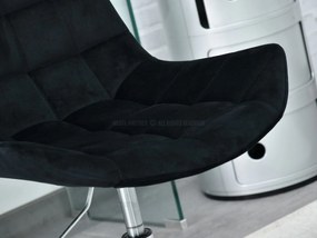 Scaun Eleanor (negru + crom). 1110005