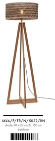 Lampadar eco din bambus Java 4-legs nat/50x22, bl/nat