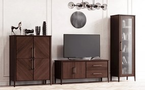 Bufet lemn masiv Selvawood, 110 × 49,5 × 140 cm