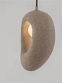 Pendul design modern, Stone Brown, TEMPUS, 20x30cm