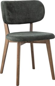 Scaun de dining verde închis-maro Cally – Bloomingville