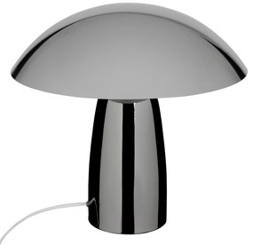 Lampa de noapte ciupercă OMIA, argintie, înălțime 34 cm