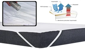 Set 3 cearsafuri impermeabile mini pentru saltea de infasat