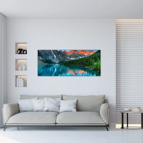 Tablou - Lac turcoaz (120x50 cm)