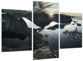 Tablou - Munții norvegieni (90x60 cm)