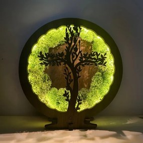 Li-Go 23622/DUB2 - Decorațiune de masă LED dimerizabilă LED/12W/230V 20x22 cm stejar