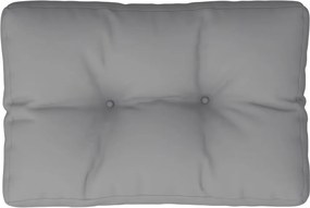 vidaXL Pernă de paleți, gri, 50x40x12 cm, material textil