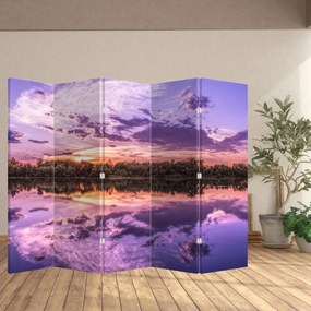 Paravan - Cerul violet (210x170 cm)