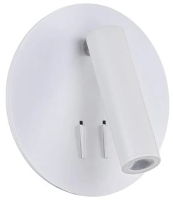 Aplica moderna cu iluminat LED ambiental Ios 176, alb MYC176-WL-01-6W-W