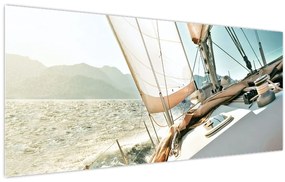 Tablou - Yacht (120x50 cm)