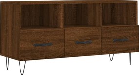 vidaXL Dulap TV stejar maro 102x36x50 cm, lemn prelucrat