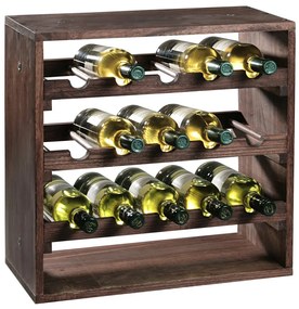 Raft pentru vin, pentru 15 sticle cu posibilitatea de a crea un modul mare