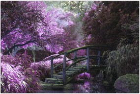 Tablou -cu grădina violetă (90x60 cm)